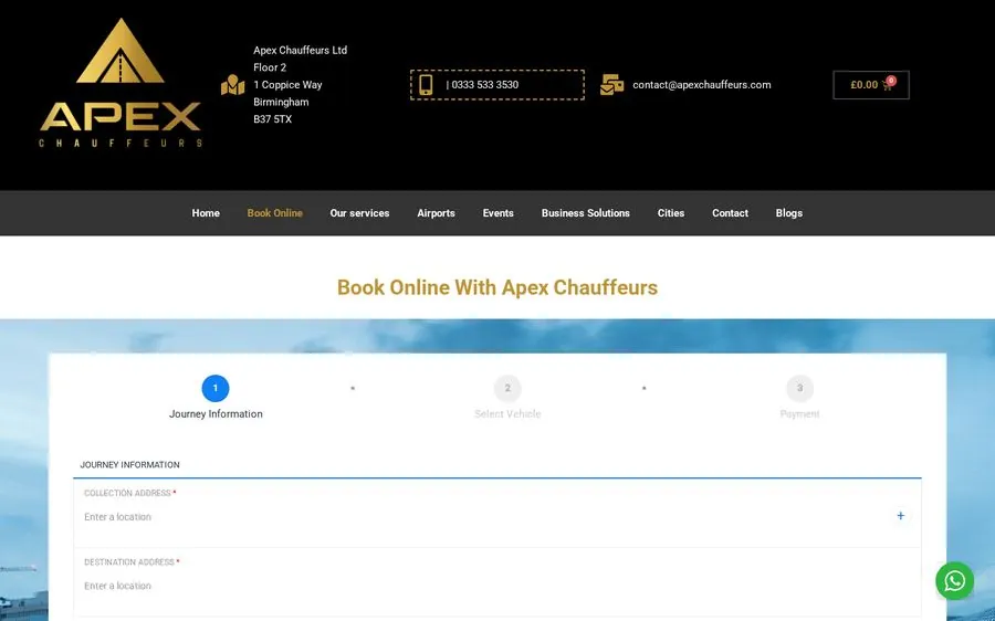 Old booking form