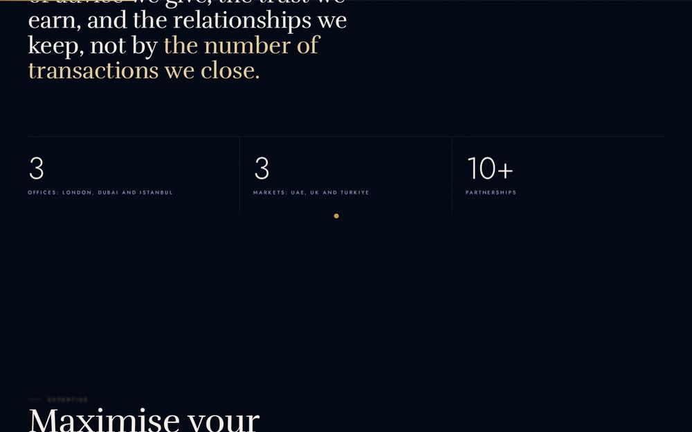 New homepage standards and figures section